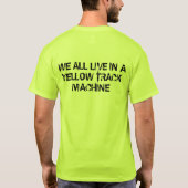 MTM黄色いトラック機械 Tシャツ (裏面)