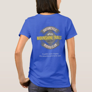 MTMRC女性用Tシャツ、青 Tシャツ