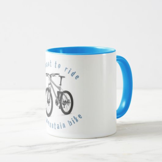 Mtnのバイクのマグ マグカップ (正面右)