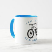 Mtnのバイクのマグ マグカップ (正面左)