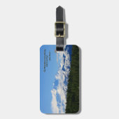 MtnsはMuir呼びましたりまたはDenali-J ラゲッジタグ (正面縦)