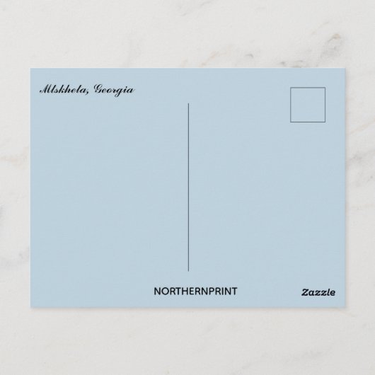 Mtskheta Georgia ポストカード (裏面)