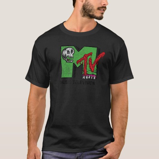MTVスカルとモンスターティース Tシャツ (正面)