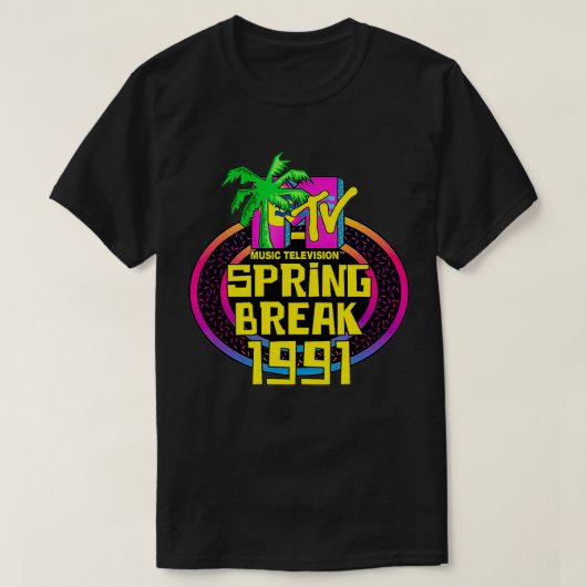 MTV春休み1991クラシックロゴ Tシャツ (デザイン正面)