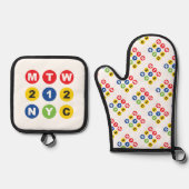 MTW logo  鍋つかみ&鍋敷きセット (正面)