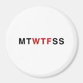 MTWTFSS マグネット (正面)