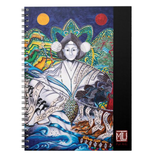 Muの螺線形ノート ノートブック (正面)