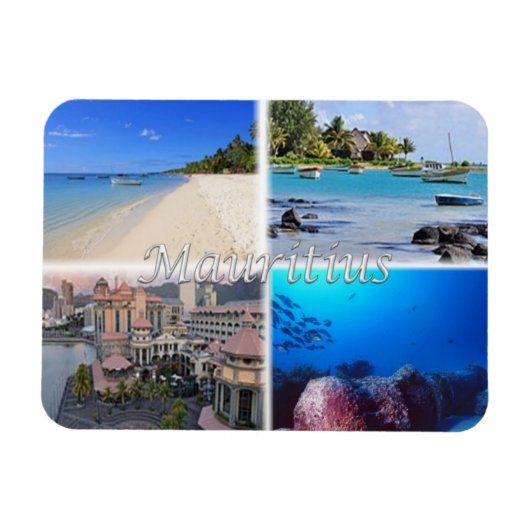 MUモーリシャス –  マグネット (横)