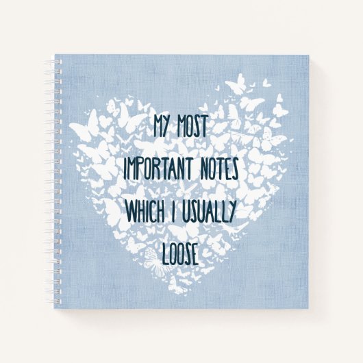 Mu最も重要なノートスパイラルノートブック ノートブック (正面)