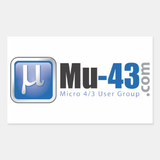 Mu-43ステッカー 長方形シール