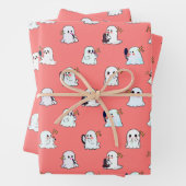 MUA不気味幽霊メイクアップアーティストかわいいギフトラップ ラッピングペーパーシート (インサイチュ)