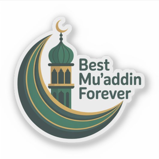 Muaddin Forever Laptop シール (正面)