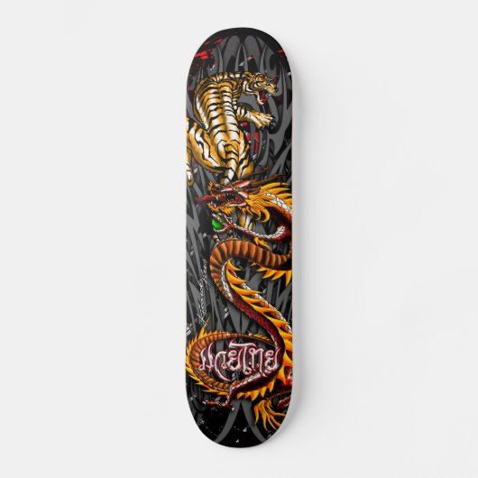 Muayタイの要素SK8のスケートのデッキ スケートボード (正面)