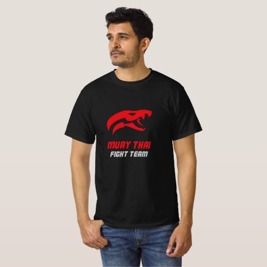 Muay Thai Cobra Fight Team Tシャツ (正面フル)