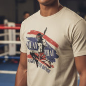 Muay Thai - Fight With Honor Tシャツ