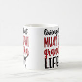 Muay Thai Grandma Life Muay Thai Grandmother コーヒーマグカップ (中央)