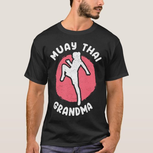 Muay Thai Grandma Muaythai Tシャツ (正面)