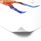 Muay thai in watercolor フォトプリント            (角)