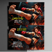 Muay Thai Kickboxing Martial Arts Instructor  名刺