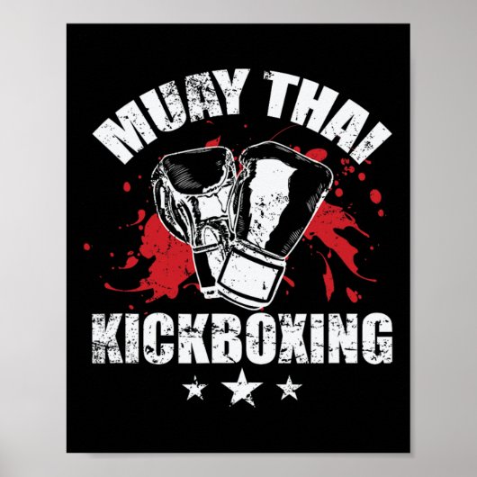 Muay Thai Kickboxing Traditional Techniques  ポスター (正面)
