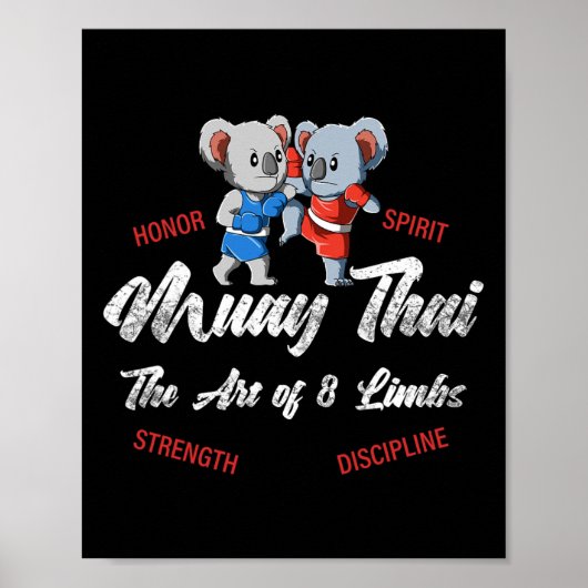 Muay Thai Koala Thai Boxing And Kickboxing ポスター (正面)