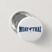 Muay Thai Logo 缶バッジ (正面&裏面)
