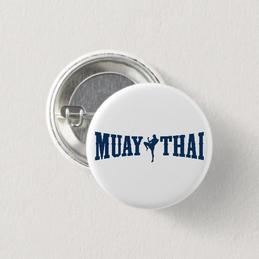 Muay Thai Logo 缶バッジ (正面&裏面)