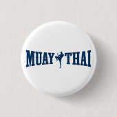 Muay Thai Logo 缶バッジ (正面)