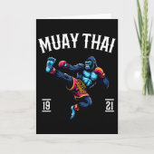 Muay Thai Monkey - Kickboxing And Monkey Thai Boxi カード (正面)