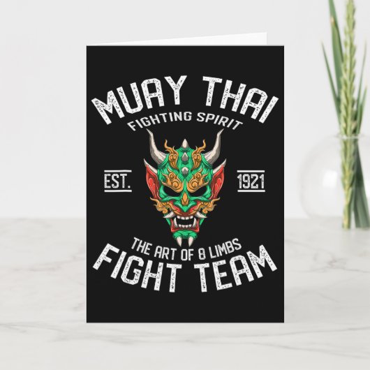 Muay Thai Oni - Thai Boxing And Kickboxing カード (正面)