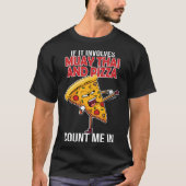 Muay Thai & Pizza Thai Boxing Thailand Kickboxing  Tシャツ (正面)