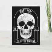 Muay Thai Skull Mma And Kickboxing  カード (正面)