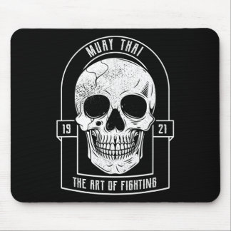 Muay Thai Skull Mma And Kickboxing  マウスパッド