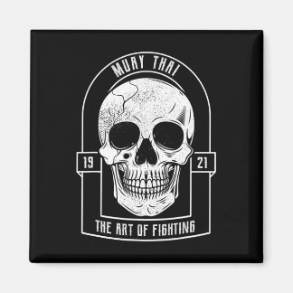 Muay Thai Skull Mma And Kickboxing  マグネット