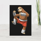 Muay Thai Sloth - Thai Boxing And Kickboxing  カード (正面)