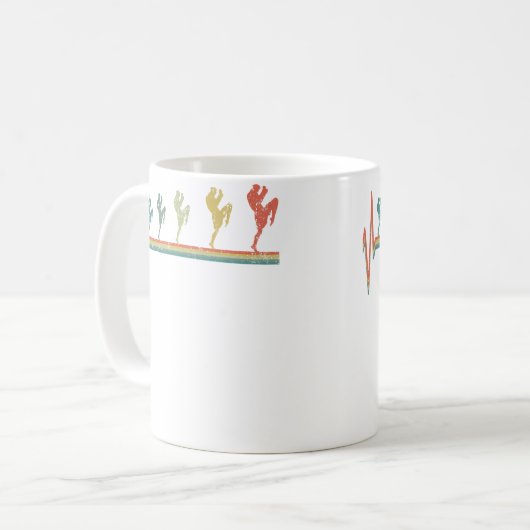 Muay Thai Thai Boxes コーヒーマグカップ (正面左)