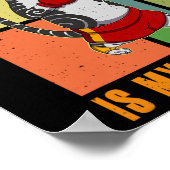 Muay Thai Thailand Fist Ring Knee Fighter Techniqu ポスター (角)