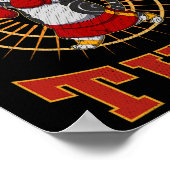 Muay Thai Thailand Fist Ring Knee Fighter Techniqu ポスター (角)