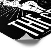 Muay Thai Training Fighter Kickboxing Beginner Box ポスター (角)