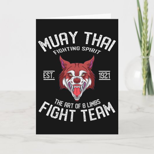 Muay Thai Wolf - Thai Boxing And Kickboxing カード (正面)