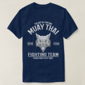 Muay Thai Wolf Thai Boxing Tシャツ (デザイン正面)