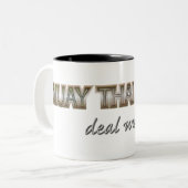 MUAYTHAI ツートーンマグカップ (正面左)