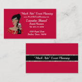 "Much Ado"イベントDiva名刺 名刺 (正面/裏面)