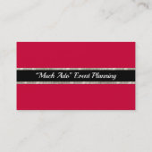 "Much Ado"イベントDiva名刺 名刺 (裏面)