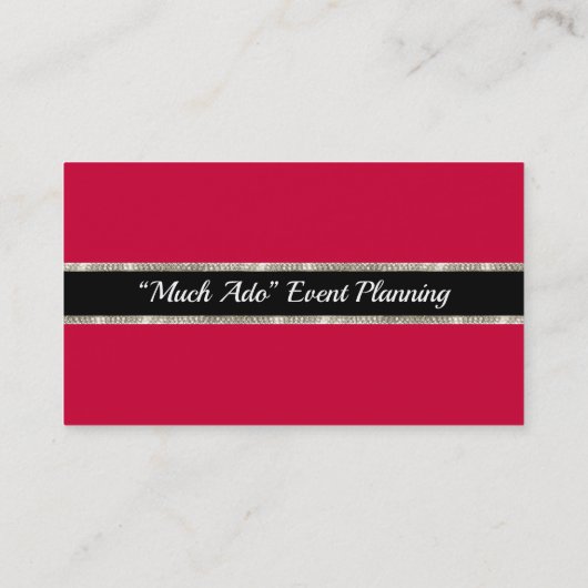 "Much Ado"イベントDiva名刺 名刺 (裏面)