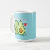 Much Love Avocado コーヒーマグカップ (正面左)