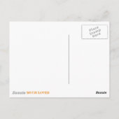 MUCH LOVED – イエローラブハート ポストカード (裏面)