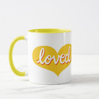 MUCH LOVED – イエローラブハート マグカップ