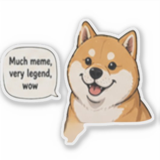 Much Meme シール (正面)
