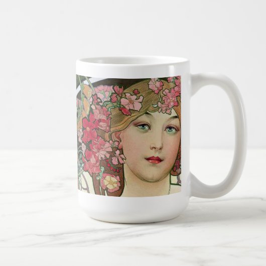 Mucha コーヒーマグカップ (右)
